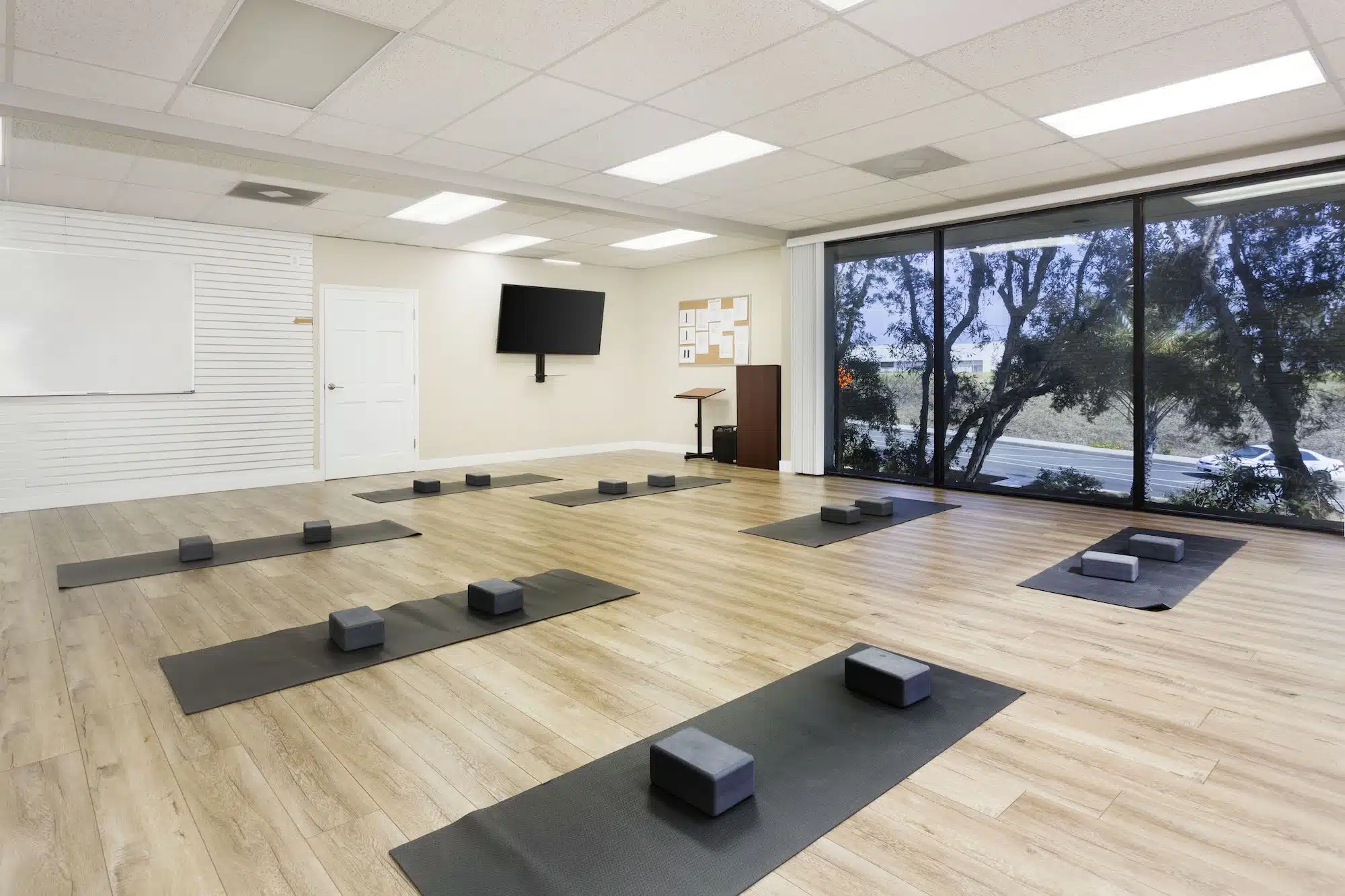 Yoga Room of the Clear Behavioral Health intensive outpatient rehab in Redondo Beach