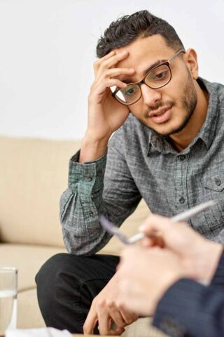 when therapy isn't working, a client asks his therapist what to do next