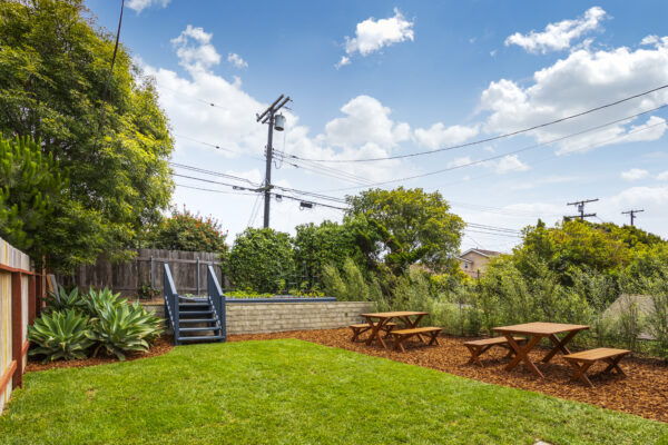 planters featured in a residential detox facility