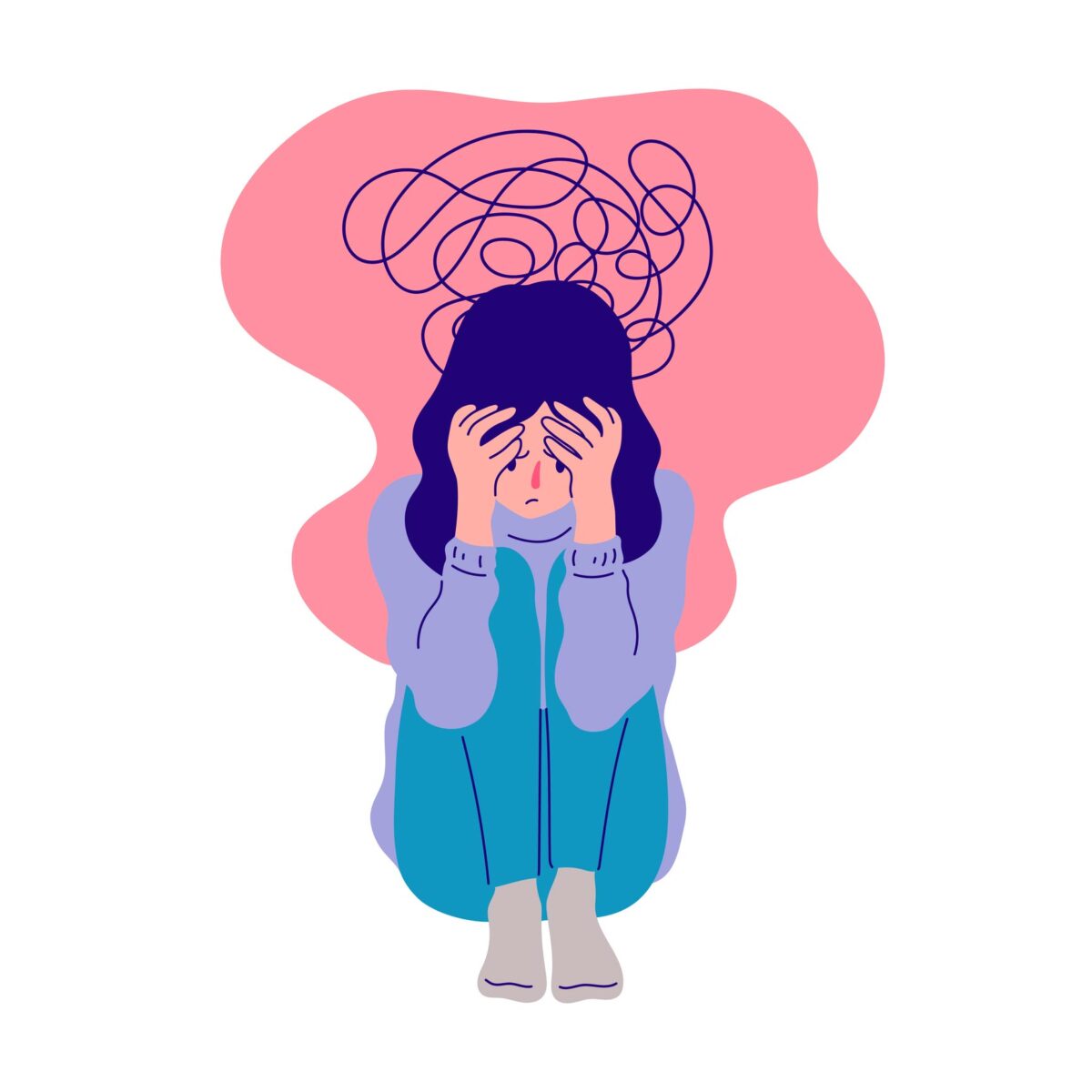 teen girl wondering what is anxiety and what is causing it