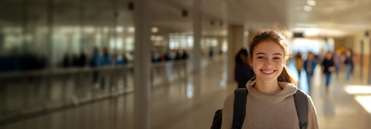 teens struglging through school banner
